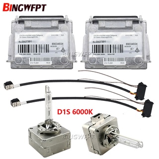 89034934 บัลลาสต์ซีนอน และไฟหน้ารถยนต์ 6G D1S D1R HID 4 ลิตร สําหรับ Audi Q7 Citroen C5 V-W Volvo0907391 พร้อมลวด