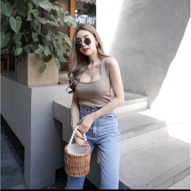 เสื้อครอปป้าย beaming bkk ส่งฟรี