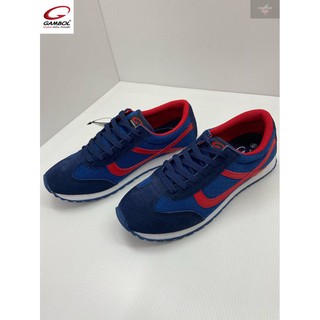 รองเท้าผ้าใบGAMBOL ( แกมโบล ) รองเท้าผ้าใบผูกเชือก รุ่น GB86170 สีกรม SIZE 40-44