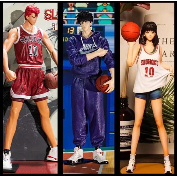 โมเดลฟิกเกอร์ อนิเมะ Slam Dunk FOCGK Sakuragi Haruko Kaede Rukawa ของเล่นสําหรับเด็ก