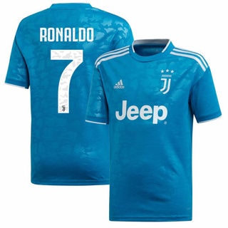 เสื้อฟุตบอลยูเวนตุส 2019/2020 ชุดที่ 3 2019/20 JUVENTUS THIRD JERSEY 2019/20 พร้อมเบอร์ชื่อ Cristiano Ronaldo #7 Size M