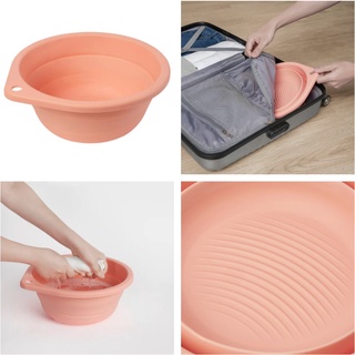 กะละมัง กะละมังพับได้ กะละมังเล็ก พกพา เพปพรีก อ่างซักผ้า พับได้ PEPPRIG Wash-tub foldable 27 cm