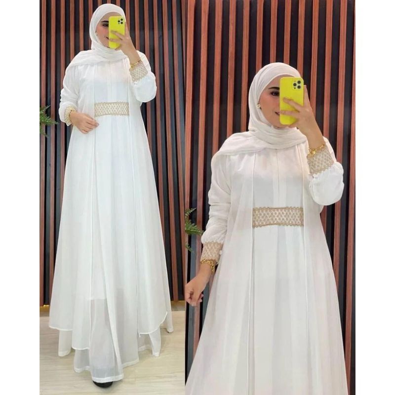 DELISA GAMIS ABAYA MAXY LATEST MODEL / MUSLIM DRESS ผลิตในพรีเมี่ยม