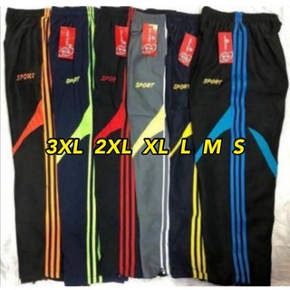 #กางเกงวอมผ้าร่ม 3xl 2xl xl l m s เอวยางยืดใส่สบายมีเชือกรูปเอว รูปขา