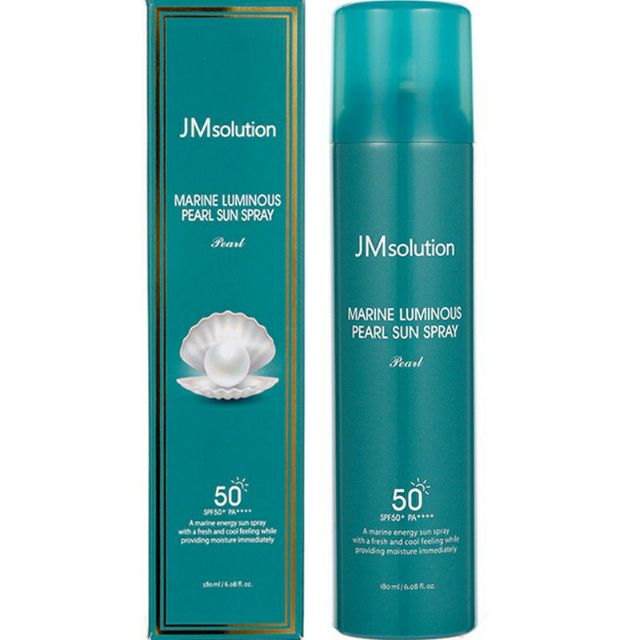 ของใหม่ 🌟JM Solution Marine สเปรย์กันแดดไข่มุก SPF 50 PA++++ Luminous Pearl Sun Spray Sunscreen