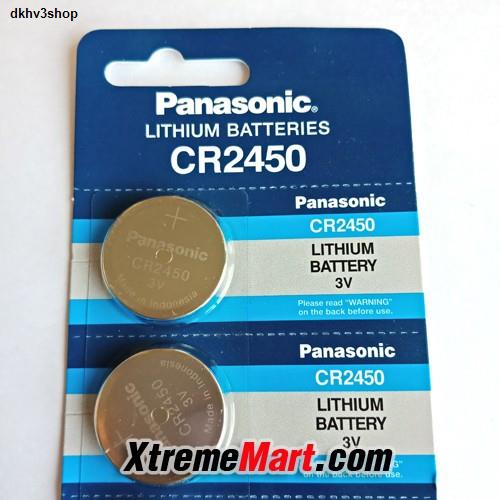 ส่งฟรีถ่านกระดุม Panasonic CR2450 2450 3V Lithium Battery ของแท้ (ก้อนละ) ThaiPick