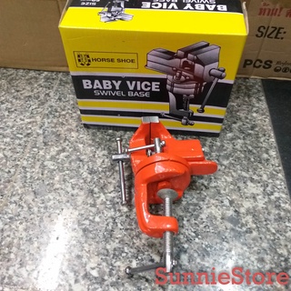 ปากกาช่างทอง ปากกาจับชิ้นงาน ยึดโต๊ะ 60 มิลลิเมตร Baby Vice Swivel Base