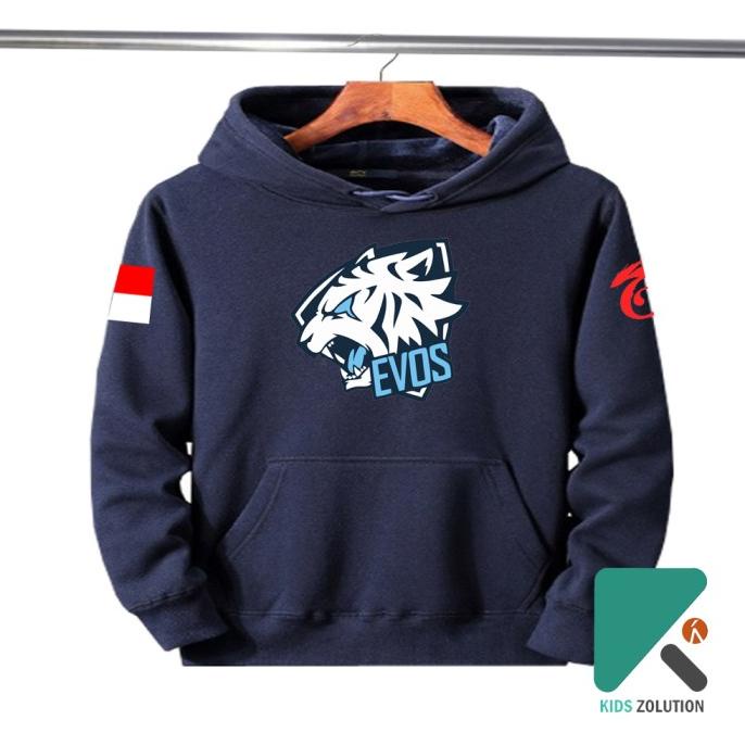 Evos Esports Jacket Evos เสื้อกันหนาว Hoodie Evos Esports เด็กชาวอินโดนีเซีย