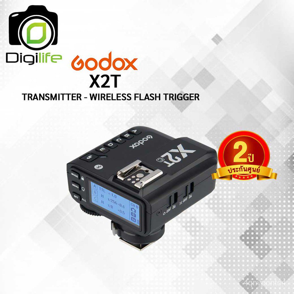 Godox X2T - TTL 2.4 GHz Wireless Flash Trigger - รับประกันศูนย์ Godox Thailand 2 ปี gpyo