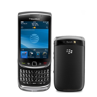 Blackberrys สมาร์ทโฟน 9800 ปลดล็อกแล้ว 3G QWERTY และทัชสกรีน WiFi GPS 5.0mp 3.2 นิ้ว