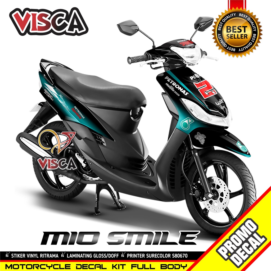 รูปลอก Mio Smile Full Body สติกเกอร์ Mio Smile Full Body Striping Mio Smile Variation Decal โฮโลแกรม