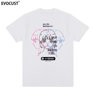 เสื้อยืด พิมพ์ลายการ์ตูนมังงะ Serial Experiments Lain Classic สไตล์ญี่ปุ่น สําหรับผู้ชายS-5XL