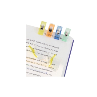 Winzige คลิปหนีบกระดาษ แบบใส ขนาดเล็ก เครื่องเขียน สําหรับนักเรียน สํานักงาน