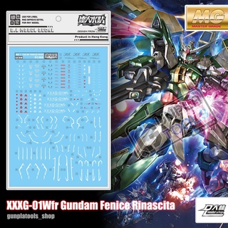 [ D.L Model ] Water decal UC58 ดีคอลน้ำสำหรับ XXXG-01Wfr Gundam Fenice Rinascita (MG)