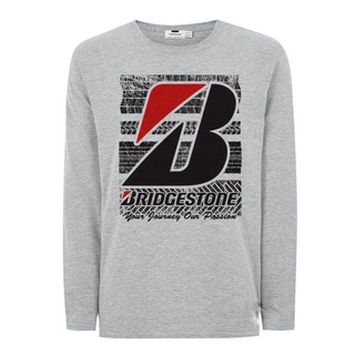 T-SHIRT RACING TIRE MOTORCYCLES CAR BRIDGESTONE เสื้อยืด คอกลม คุณภาพดี 001