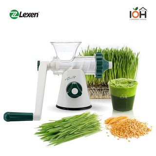 เครื่องคั้นน้ำต้นอ่อนข้าวสาลี Wheatgrass แบบมือหมุน LEXEN รุ่น 2022-GP-27 (ส่งฟรีไม่ต้องใช้โค้ด-พร้อมส่ง)