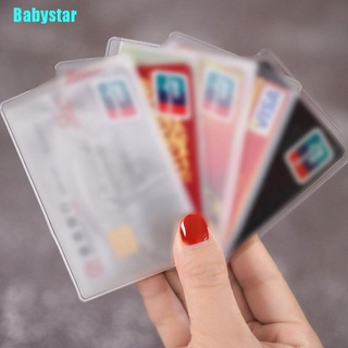 (Babystar) บัตรเครดิต Pvc แบบใส กันน้ํา 10 ชิ้น