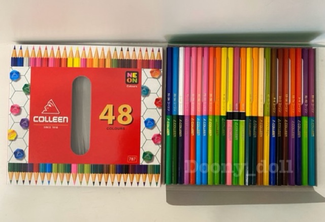 ?ถูกที่สุด!?สีไม้คอลลีน (Colleen) สีไม้ สีไม้colleen ดินสอสี ดินสอสีไม้ 12/24/36/48/60สี ของแท้ 100%