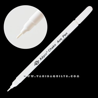 ปากกาเขียนผ้า แบบลบด้วยน้ำ หัวเมจิก ขนาด 0.5 mm สีขาว จำนวน 1 ด้าม (รหัส xun0010)