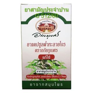 (60 แคปซูล) *หมดอายุ 2025* ฟ้าทะลายโจร อภัยภูเบศร (แคปซูลละ 400 mg.)
