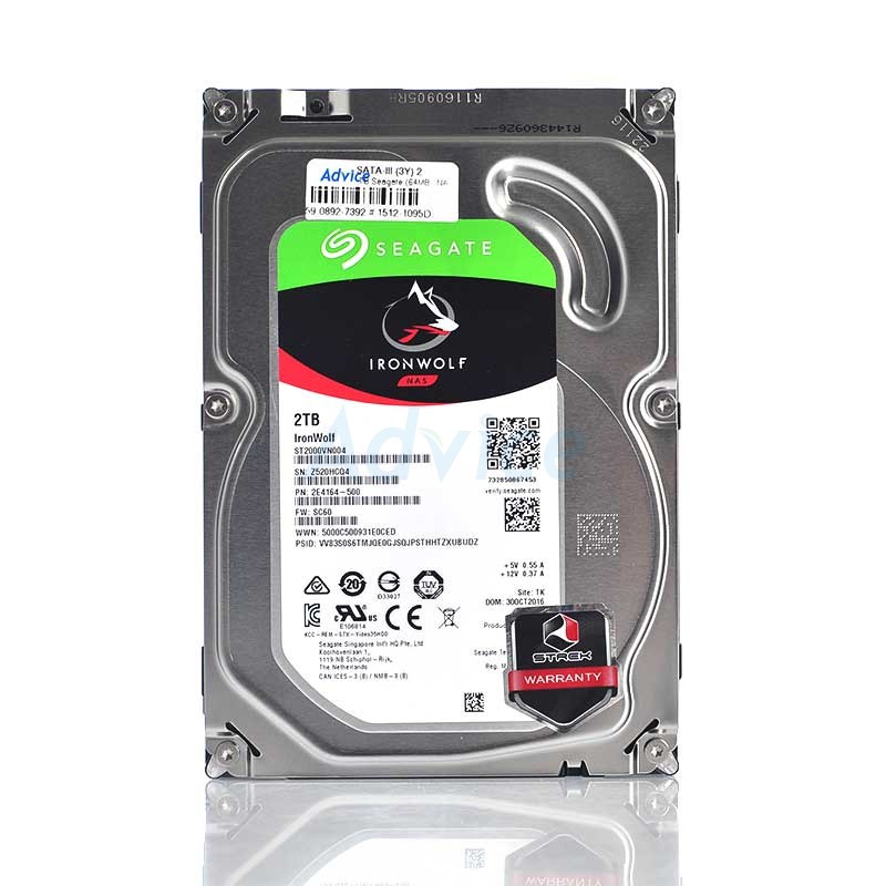 2 TB SATA-III Seagate IRONWOLF (64MB, 5900RPM, ST2000VN004)