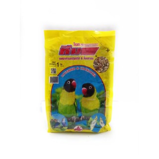 Team Lovebird &amp; Cockatiel ทีม ยอดอาหารนกเลิฟเบิร์ด &amp; ค็อกคาเทล 1 KG