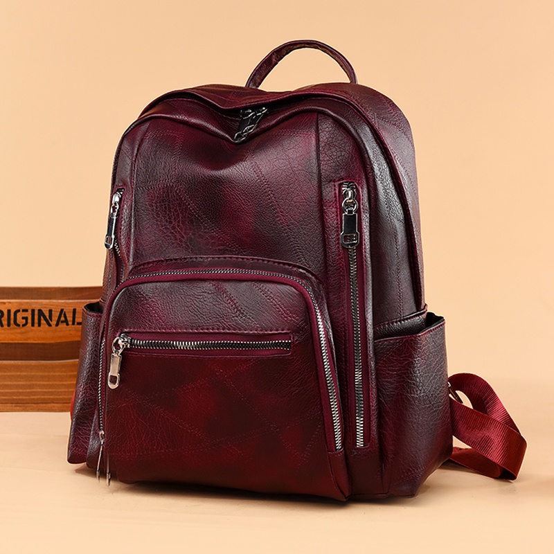 2022 New Brand Designer Backpack Women High Quality Leather Backpacks School Backpacks School ...