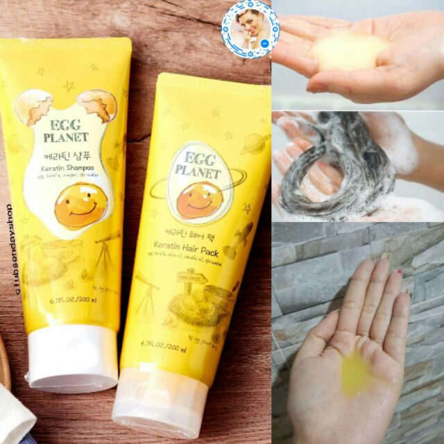 Daeng Gi Meo Ri Egg Planet Keratin Shampoo & Hair Pack Duo Set | Shopee ...
