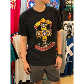 GN083 เสื้อยืดวงร็อค GUNS N ROSES กันแอนโรส เสื้อวง เสื้อยืดกันแอนโรส เสื้อวินเทจ