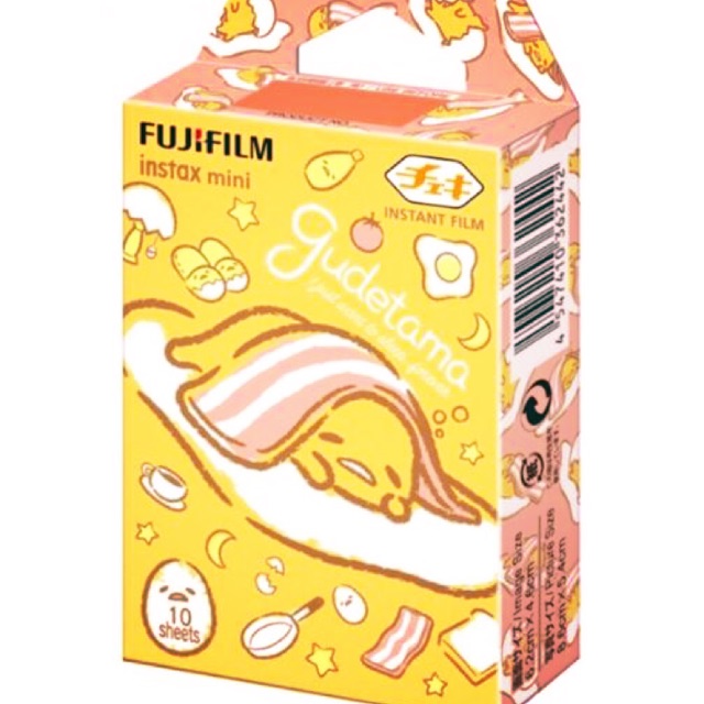 ฟิล์มกล้องโพรารอย fujifilm instax miniลายgudetama