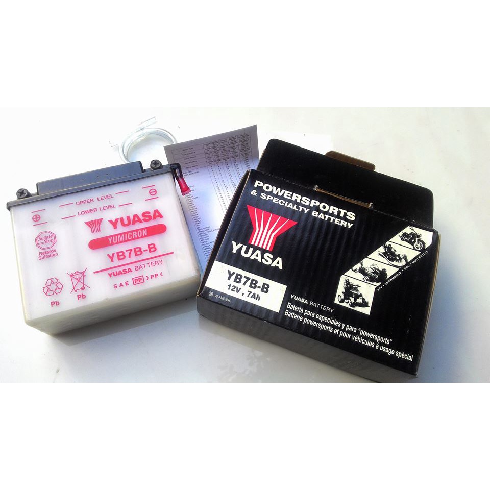 แบตตารี่น้ำ นูโว Nouvo Yuasa YB7B-B