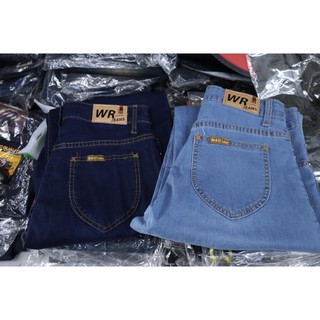 กางเกงยีนส์ผู้หญิง WR.Jeans มี 2 สียีนส์ซีด กับ ยีนส์เข้ม