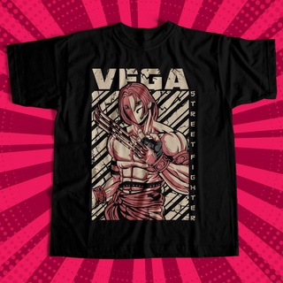 【ผ้าฝ้ายแท้】เสื้อเชิ้ต Streetfighter Vegaสามารถปรับแต่งได้