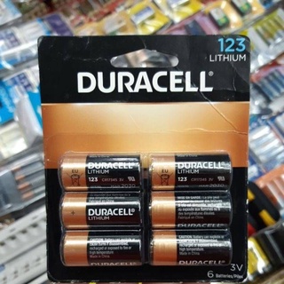 ถ่าน Duracell CR123A, DL123 Lithium 3V  เหมาะสำหรับเครื่องAED ของใหม่ ของแท้