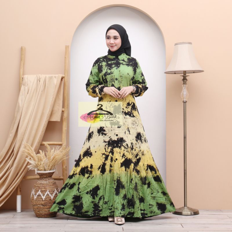 Gamis TWILL Tiedye Arrange Piles Can