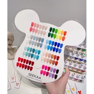 สีเจล Seekaa พร้อมส่งรุ่น 48 สี ชารตน่ารัก (ทาชารตเอง)