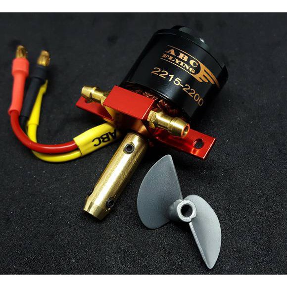 ชุดโม เรือบังคับ ไฟฟ้า WL915 Motor 2215-2200kv-2500kv (มีใบหลายขนาด)(สุ่มสีแท่นมอเตอร์) อุปกรณ์เรือบ