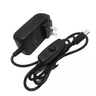 แหล่งจ่ายไฟ Switching Power Supply AC to DC Adapter แบบ USB-C แรงดัน 5V จ่ายกระแสได้ 3A สำหรับใช้งานร่วมกับ Raspberry...