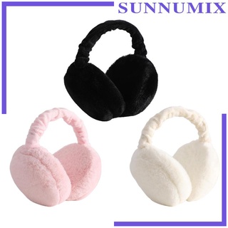 [Sunnimix] ที่ปิดหูกันหนาว ผ้ากํามะหยี่ขนนิ่ม แบบหนา ให้ความอบอุ่น เหมาะกับฤดูหนาว สําหรับเด็กผู้ชาย และผู้หญิง