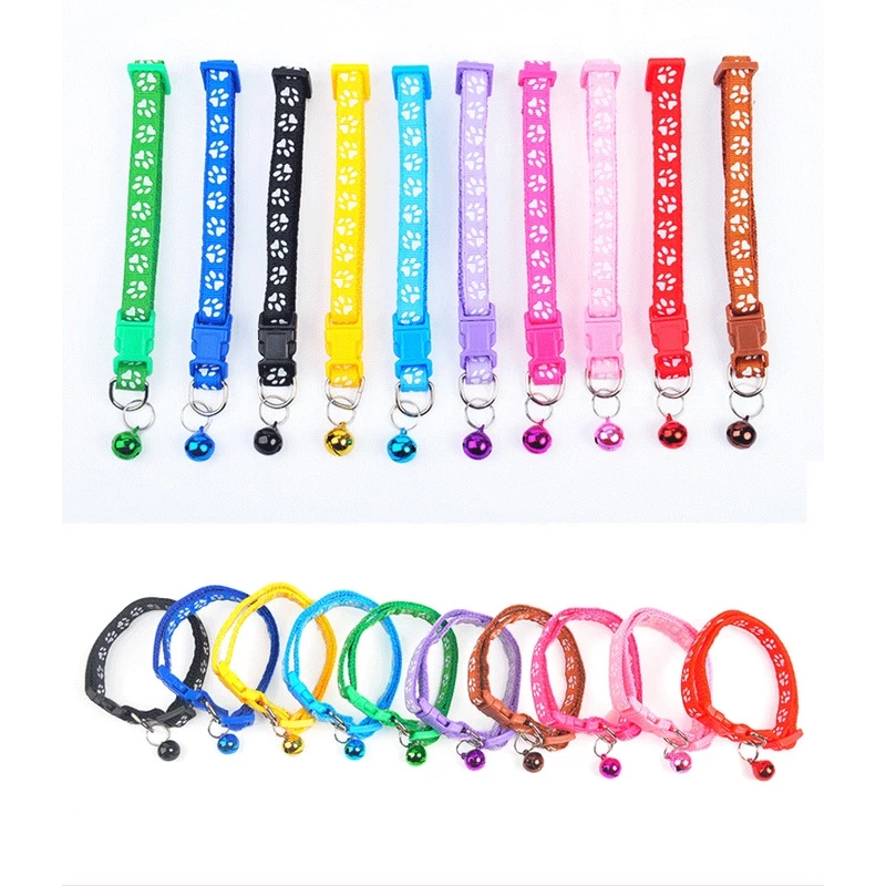 ปลอกคอกระดิ่งน่ารัก ปรับระดับได้ สัตว์เลี้ยง 6 สี thumbnail 3