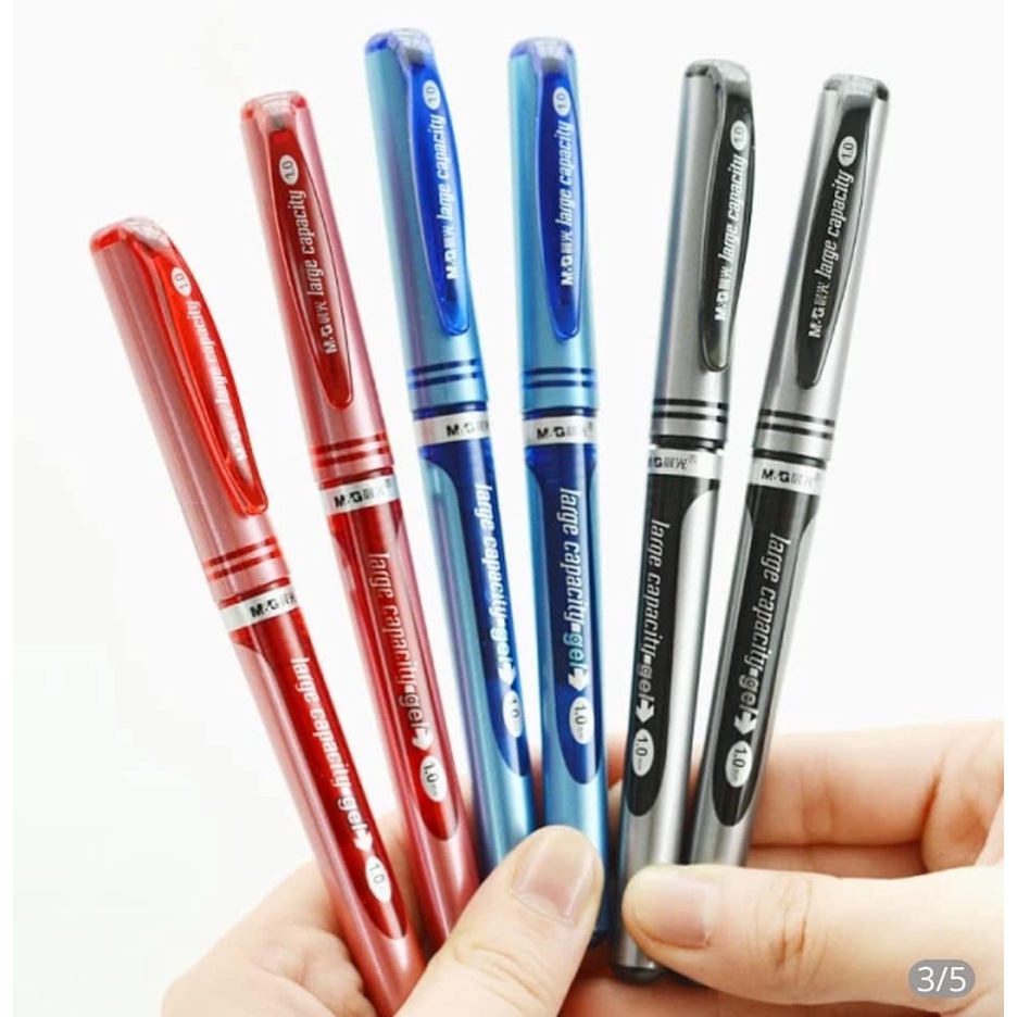ปากกาเจล +ไส้ปากกา M&G AGP-13604 ขนาดเส้น1.0mm. แบบถอดฝา  สีน้ำเงิน,สีดำ, น้ำเงิน ราคา ถูกที่สุด ดีลบีเคเค แกลเลอรีภาพที่ 3