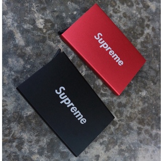 พร้อมส่ง กล่องโลหะใส่บัตร SUPREME