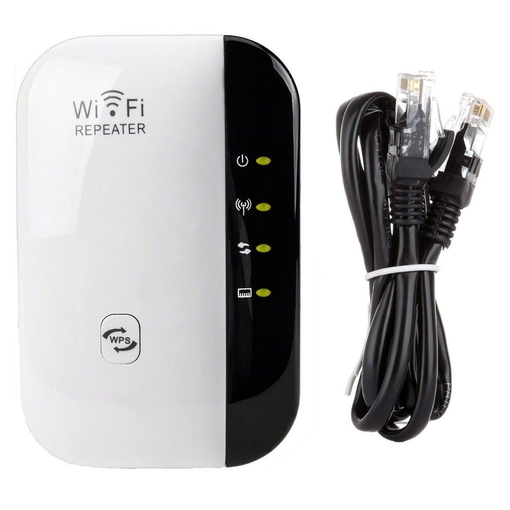 Wifi Repeater(สีขาว) ตัวรับสัญญาณ WiFi ตัวดูดเพิ่มความแรงสัญญาณไวเลส 300Mbps