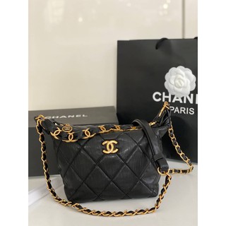 Chanel hobo Grade hiend Lamb skin  อปก.ถุงผ้า ถุงกระดาษ การ์ด ใบเสร็จ