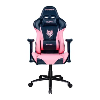 SB Design Square Nubwo เก้าอี้เล่นเกม Gaming Chair รุ่น Nbch007 Black/Light Pink (56x25x126 ซม.)