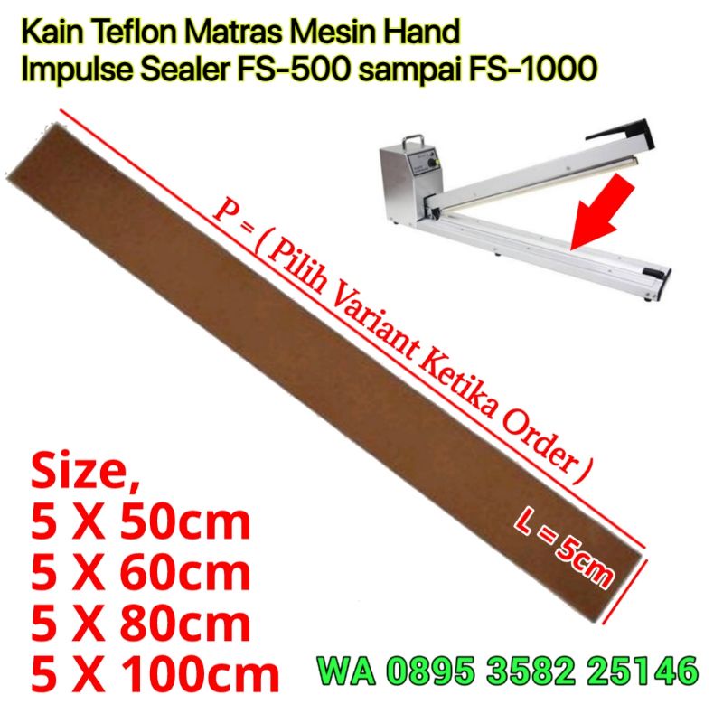 ผ้าฐานเครื่องพ่นสีรถยนต์ / ผ้าซีลมือ TEFLON FS 500 ถึง FS 1000