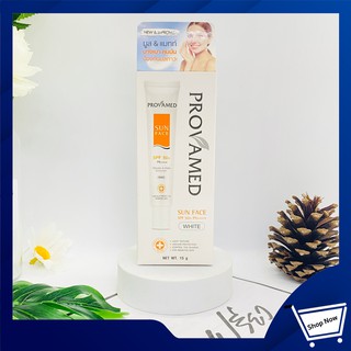 PROVAMED Sun Face SPF50+PA+++ 15 ml. PROฯ ซันเฟส spf50+สีขาว 15 มล.