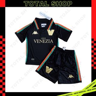 ชุดฟุตบอลเด็ก Venezia 2022/23  ชุดบอลเด็กเวเนเซียเหย้า2023 เสื้อบอลเด็กเวเนเซีย