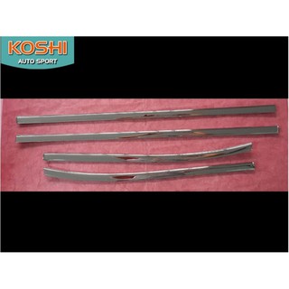 Lekone คิ้วขอบกระจกชุบโครเมี่ยม Mitsubishi Triton 2006-14 รุ่น 4ประตู(4ชิ้น)