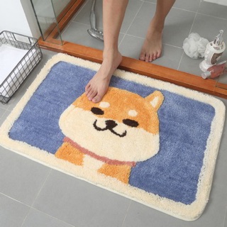 [Carpet] Kitchen - Bathroom mats พรมขนยาวนุ่ม เช็ดเท้า ตกแต่งบ้านห้องครัวห้องน้ำ ห้องนั่งเล่น ลายตัวการ์ตูนน่ารัก